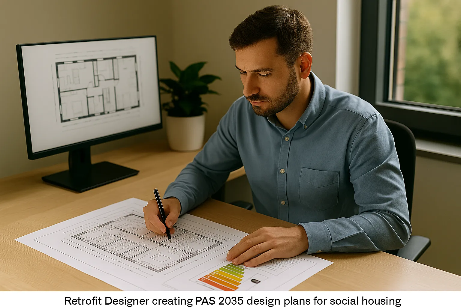 Retrofit Designer creating PAS 2035 design plans