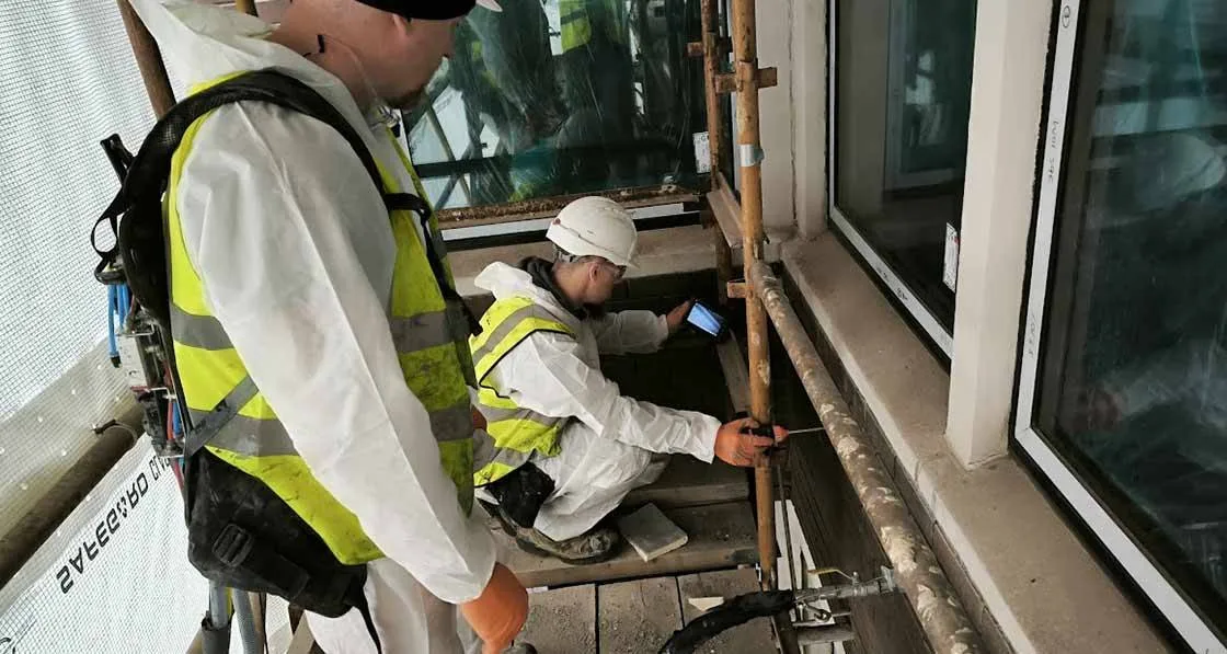 PAS 2030 installers carrying out external wall insulation on residential property as part of a retrofit project